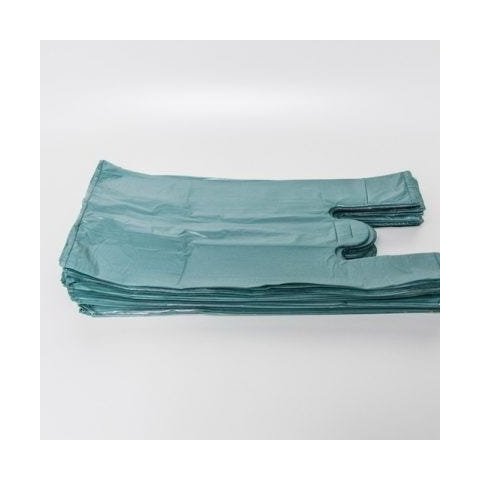 Sacola Reciclada 40 X 50 Verde Pacote Com 5 Kg 650 Unidades