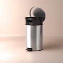 Ver imagem 3 de Lixeira C/ Pedal Loop 20l Aco Inox C/ Acab. Polido (94547020) - Tramontina