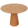 Mesa de Jantar Cone 80cm Base Madeira Freijó Tampo Freijó - Marrom - 1