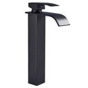 Ver imagem 1 de Torneira Banheiro Cascata Alta Preta C/ Monocomando