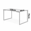 Ver imagem 2 de Mesa de Jantar Industrial Aço 4 Lugares 1,20x0,80 Klm Store
