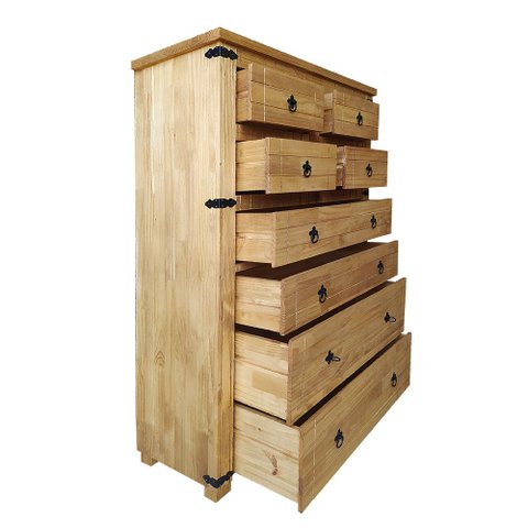 Cômoda Barroco  Madeira Maciça 8 Gaveta, Cód. 555