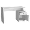 Ver imagem 5 de Mesa Escrivaninha 1 Porta 1 Gaveta B33 122 Cm Branco Novam