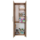 Ver imagem 4 de Armário Alto 2 Portas com 3 Prateleiras Jade Freijó