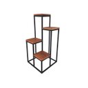 Ver imagem 1 de Suporte Plantas Chão 4 Andares Estante Estilo Industrial