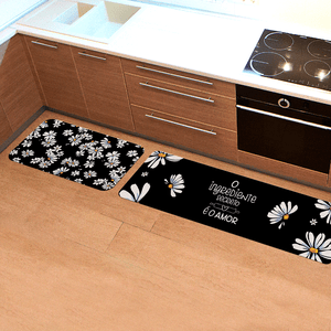 Kit Tapete de Cozinha 2 Peças Ingrediente Secreto