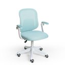 Ver imagem 3 de Cadeira de Escritório Tela Mesh Diretor Giratória Colorida Verde