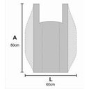 Ver imagem 2 de Sacola Plástica Reciclada Resistente - Fardo Com 15 Kg.