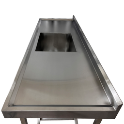 Pia Aço Inox Industrial 170x60x90 Cm Cuba Centralizada Nortinox - 4