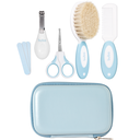Ver imagem 2 de Kit Estojo Cuidados Higiene Bebê Tesoura Pente Cortador Buba:azul