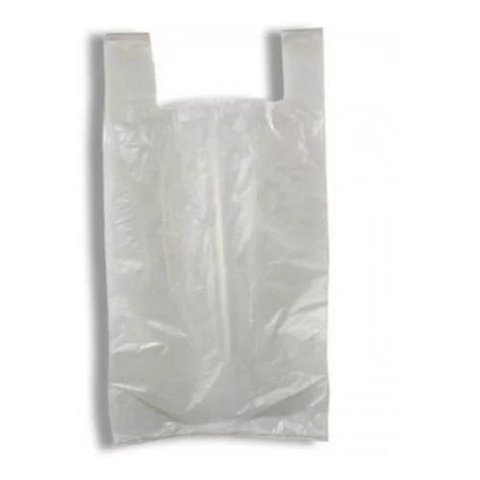 Sacola Plástica Branca Reciclada 35x45 - 5kg