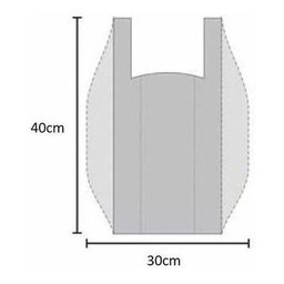 Sacolas Plasticas Branca Reciclada Reforçada 5 Kg 60x80 - 4
