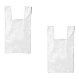 100 Sacolas Plasticas 60x80 Branca Reciclada Kit Oferta