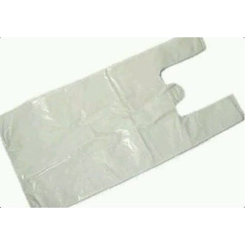4 Sacola Alça Camiseta Média 38cmx48cm Reciclada 12kg