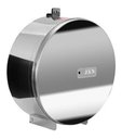 Ver imagem 1 de Suporte Rolo Papel Higienico Aço Inox Com Porta Cadeado 300m