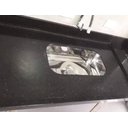 Ver imagem 3 de Pia Cozinha Granito Preto São Gabriel 1,20x0,60m + Cuba Inox