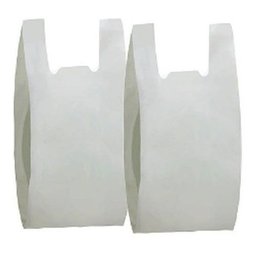 Sacola Plástica Reciclada Reforçada 35x50 Branca - 1 Kg - 1