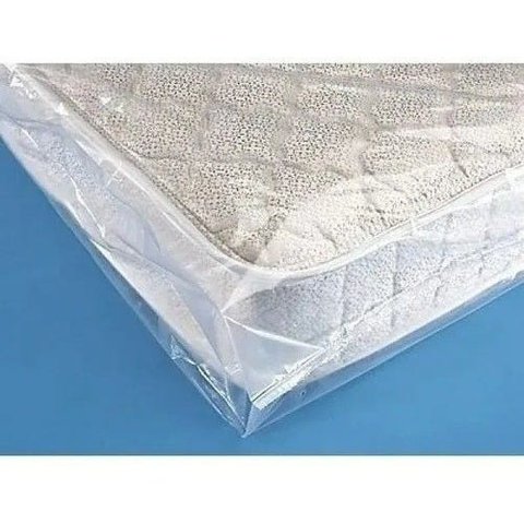 50 Saco Plástico para Embalar Colchão 160x250x0,14 Canelado