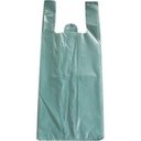 Ver imagem 3 de Sacola Reciclada 50 X 70 Verde Pacote Com 1 Kg 60 Unidades