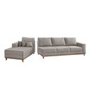 Ver imagem 3 de Sofá Cronos 03 Metros Chaise Lado Esquerdo Meu Sofá Online