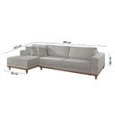 Ver imagem 6 de Sofá Cronos 03 Metros Chaise Lado Esquerdo Meu Sofá Online