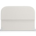 Ver imagem 3 de Cabeceira Cama Box Queen 160cm Orgânica Lanna W01 Bouclê Cru - Lyam Decor