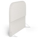 Ver imagem 6 de Cabeceira Cama Box Queen 160cm Orgânica Lanna W01 Bouclê Cru - Lyam Decor