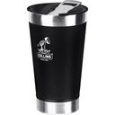 Ver imagem 1 de Copo Térmico com Tampa Parede Dupla Aço Inoxidável Aisi 304 473ml Preto Collins