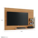 Ver imagem 2 de Painel Exclusive para TV até 43 Polegadas:Naturalle/Off White