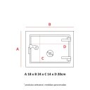 Ver imagem 5 de Porta Ferro Fundido Fornalha Cinzeiro Fogão a Lenha Suspiro Frontal 18x24cm