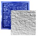 Ver imagem 1 de Forma 3D Gesso e Cimento ABS 1mm - Canjiquinha 28,5x28,5 cm