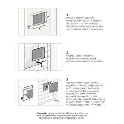 Nicho De Embutir Em Mármore Para Banheiro 30x50cm Azul Royal - 7