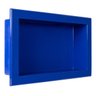 Nicho De Embutir Em Mármore Para Banheiro 30x50cm Azul Royal - 2