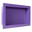 Ver imagem 2 de Nicho De Embutir Em Mármore Para Banheiro 30x50cm Lilás
