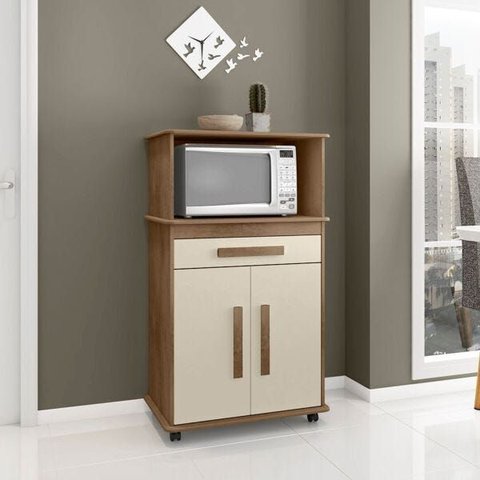 Multiuso 2 Portas 1 Gaveta Freijo Off White - Toronto RV Móveis