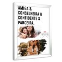 Ver imagem 2 de Quadro Personalizado com Foto Amiga Conselheira em Moldura Caixa Tacolado Papel de Parede Moldura Ca