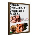 Ver imagem 4 de Quadro Personalizado com Foto Amiga Conselheira em Moldura Caixa Tacolado Papel de Parede Moldura Ca