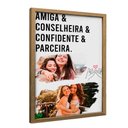 Ver imagem 3 de Quadro Personalizado com Foto Amiga Conselheira em Moldura Caixa Tacolado Papel de Parede Moldura Ca