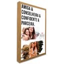 Ver imagem 5 de Quadro Personalizado com Foto Amiga Conselheira em Moldura Caixa Tacolado Papel de Parede Moldura Ca