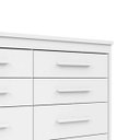 Ver imagem 4 de Cômoda com 8 Gavetas Branco Brilho - Elegance/Batrol