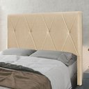 Ver imagem 4 de Cabeceira Cama Box Casal 140 Cm Aquilla Linho S04 Cor Dourado