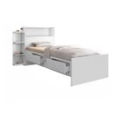 Ver imagem 1 de Cama Isa Solteiro com 2 Gavetas e Baú Cambel Branco