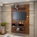Ver imagem 4 de Painel para TV até 43 Polegadas Delta Embuia - Byte/Vieiro