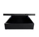 Ver imagem 2 de Cama Box Baú 138x188 para Colchão Casal Sleep Brasil Sued Preto
