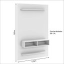 Ver imagem 3 de Painel Byte para TV até 42 Polegadas Viero Móveis Branco