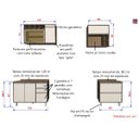 Ver imagem 3 de Cozinha Compacta Yara - Vanilla e Branco Laca com Vidro Reflecta - Armário Linha Self Luciane M03