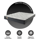 Ver imagem 3 de Colchão King Ecoflex Super Adapto Molas Ensacadas 193x203x23cm