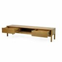 Ver imagem 3 de Rack de Madeira 2 Portas 1 Nicho Brut - Iaza Moveis