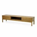 Ver imagem 2 de Rack de Madeira 2 Portas 1 Nicho Brut - Iaza Moveis