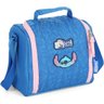 Kit Mochila Feminina Escolar Stitch Lancheira + Estojo Grande Azul - 3